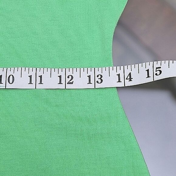 Vtg 80s Coca-Cola lime green bodycon mini tank dress - Picture 8 of 11